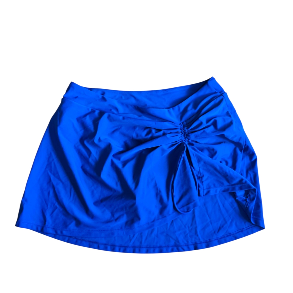 NWOT Younique Electric Blue Skirted Swimsuit Bottom